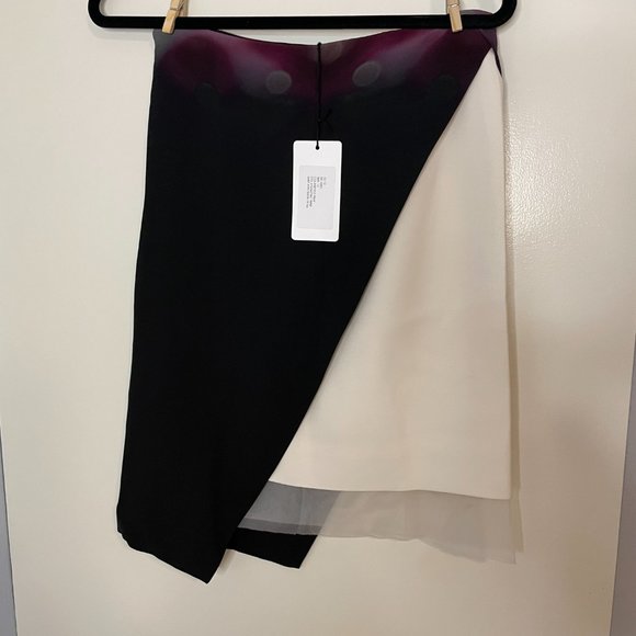 Sarah Baaderani Particle Print Asymetrical Triple Skirt - Picture 5 of 8